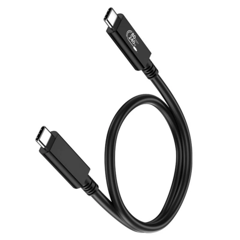 USB4.0 Extension Cable 240W 4K USB C 80Gbps Data Transmission Cable 4K@540Hz