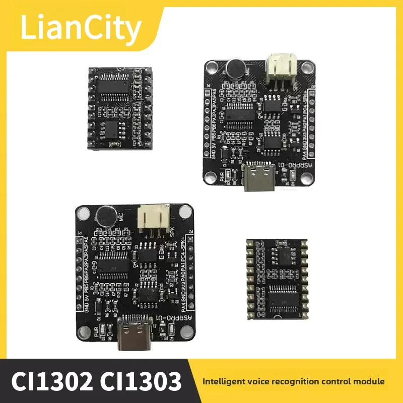 CI1302 CI1303 Intelligent Voice Recognition Control Module AI Offline Recognition Development Board Compatible ASRPRO