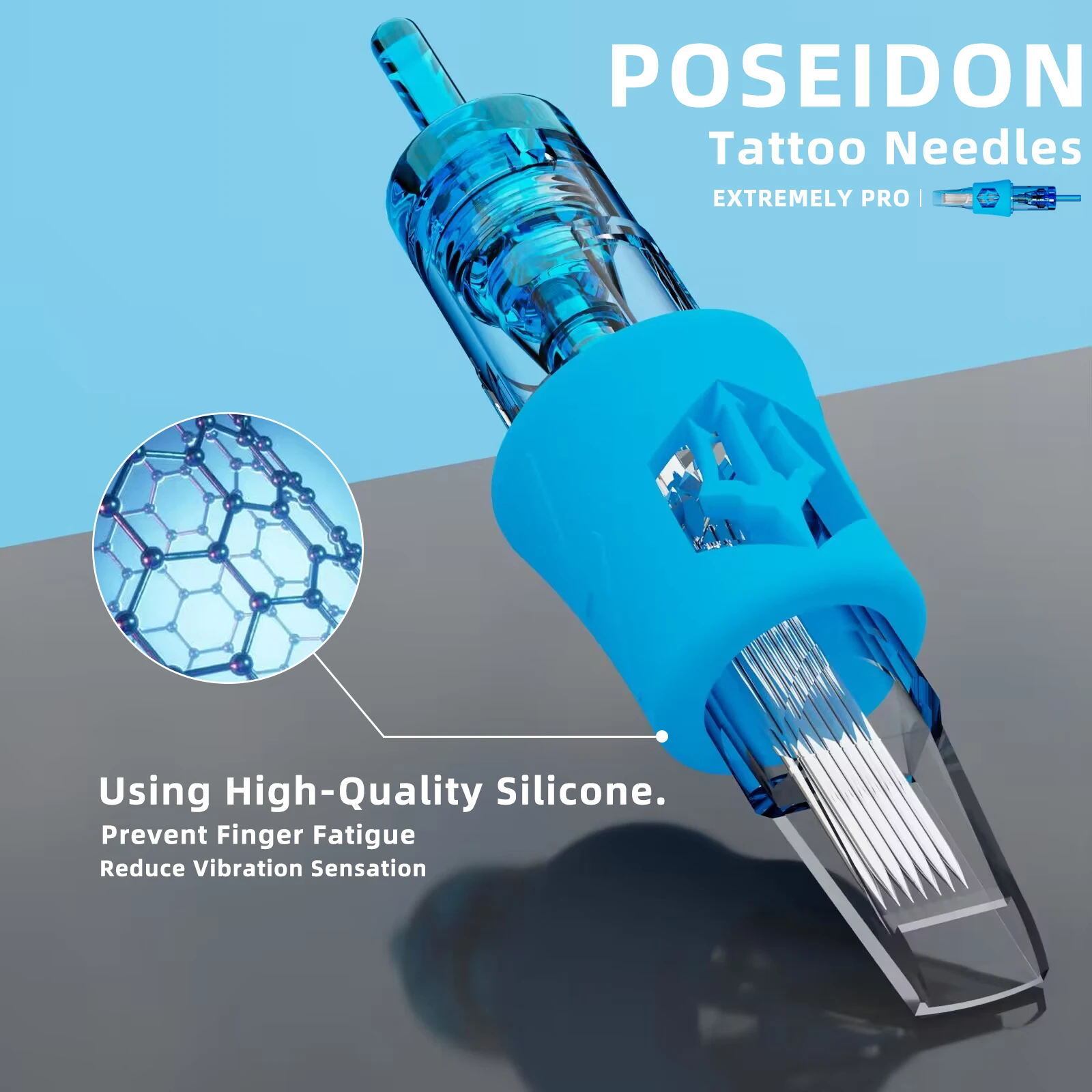 POSEIDON V4 50 Uds agujas de tatuaje mixtas cartuchos de tatuaje profesionales agujas aguja de tatuaje estéril desechable para artes