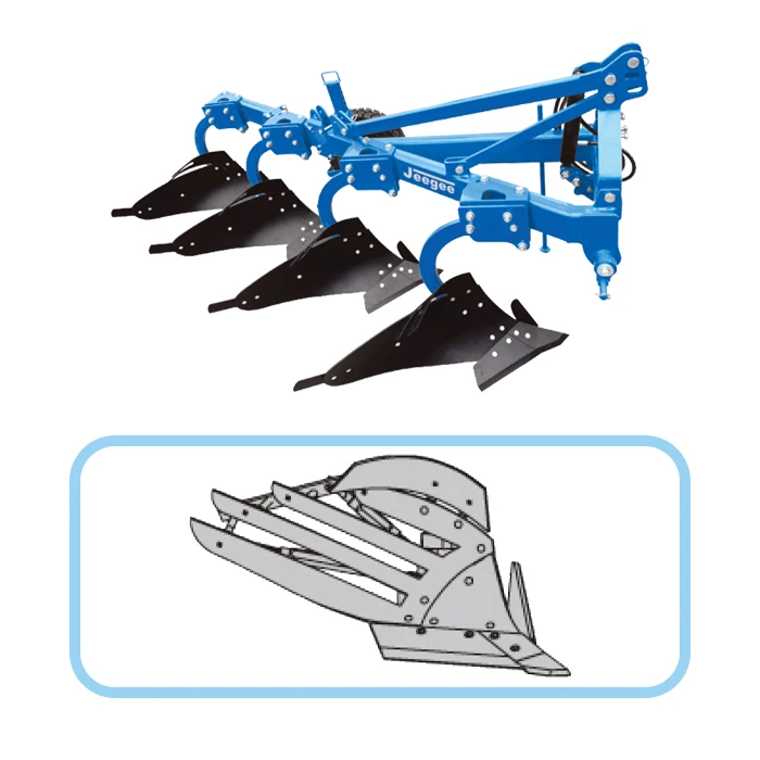 【Hot】Professional Ridger Plough High Durable Agricultural Machinery Field Tractor Attached Farm Implement 500kg for Soil Prepara view 5