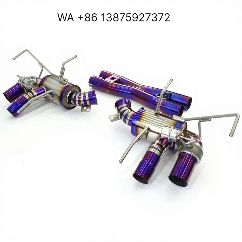 Wmwmnu Hot Sale Titanium Exhaust for Ff F12 Berlinetta 812 Superfast V12 X-pipe Valved Axle Back Muffler Catback