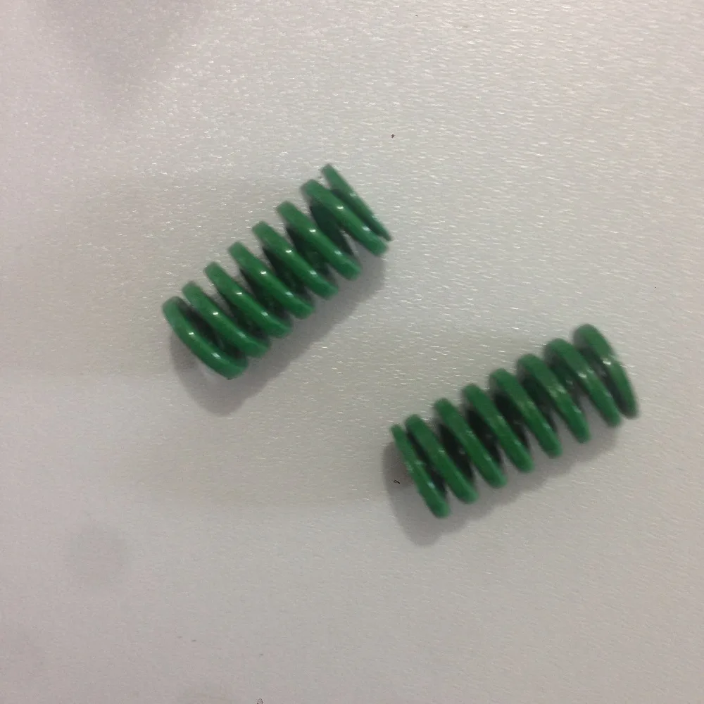 2Pcs Heavy Load Green Tubular Compression Die Spring 10mm x 20mm
