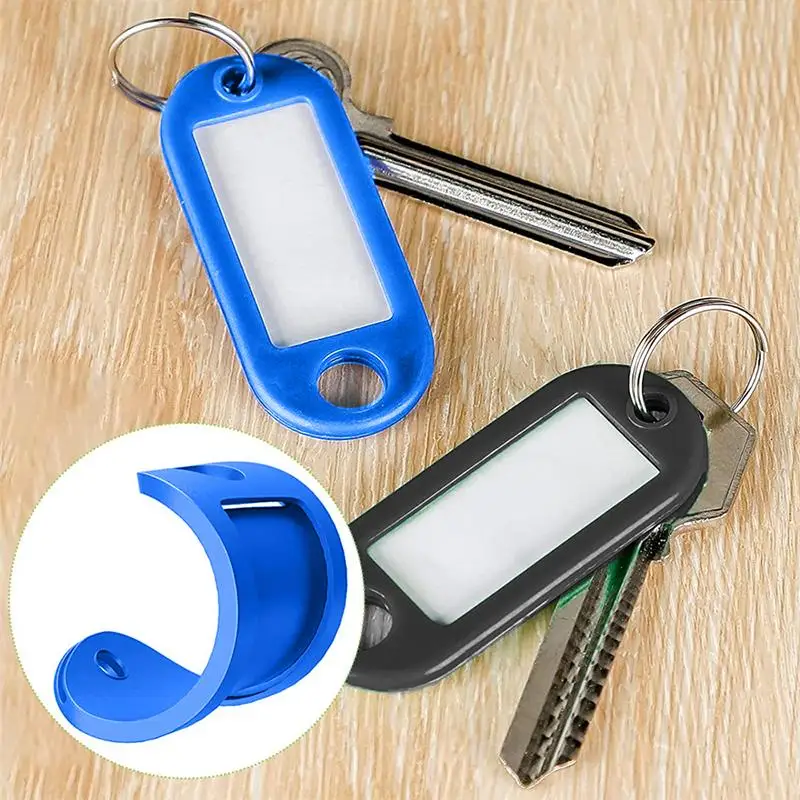 50 Pcs/Set Keys Tags Keys Chain-ID Tags Identifiers Keys Labels With Split Ring