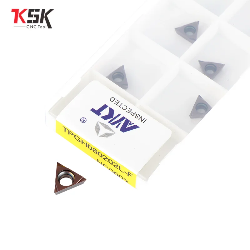 10 peças tbgt060102l tpgh080204l tpgh090202l tpgh110302l cerâmica e inserção de carboneto de aço inoxidável ferramentas de corte chato