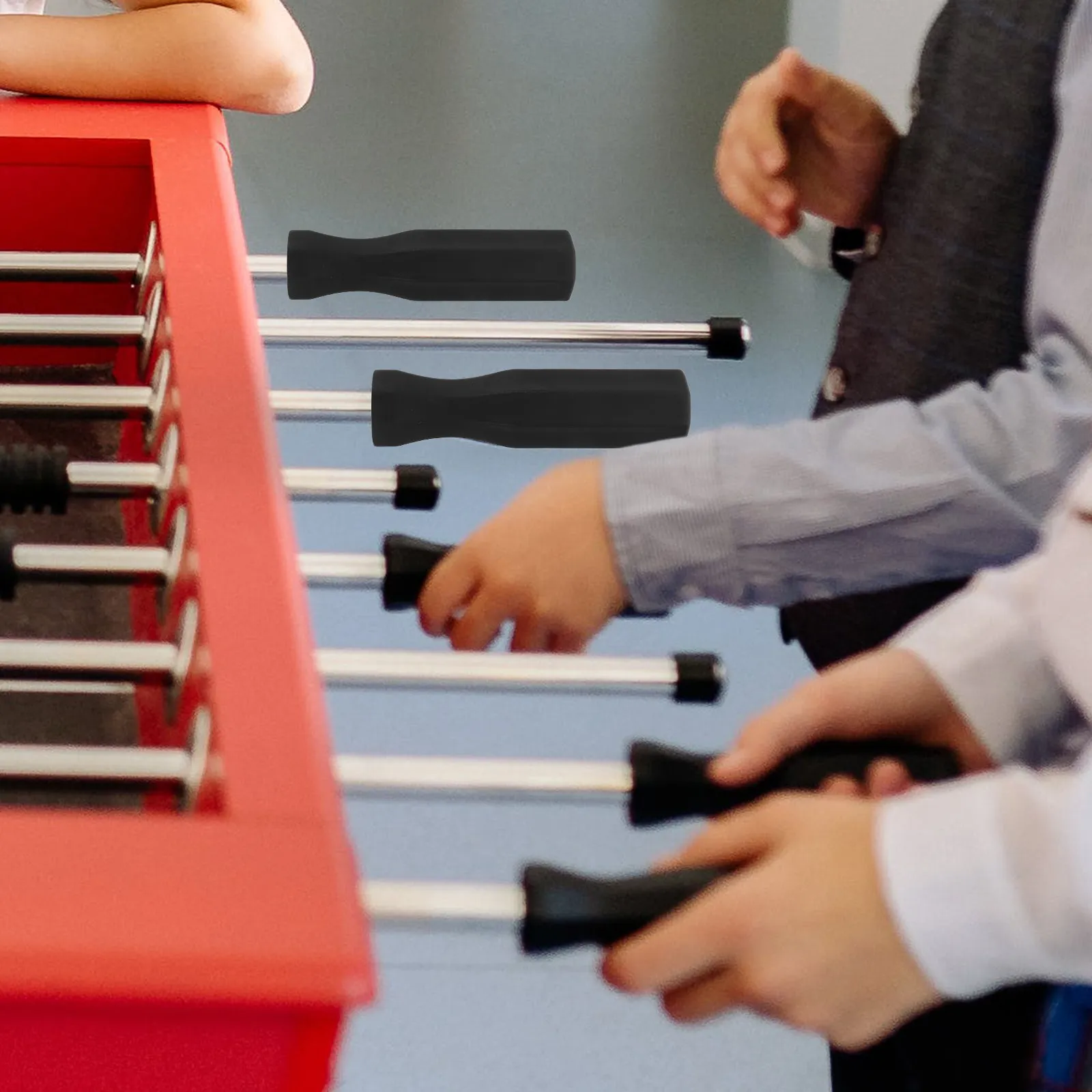 

8Pcs Professional Foosball Handle Replacement Table Soccer PVC Octagonal Non Slip Ergonomic Grips Compact Foosball Accessories