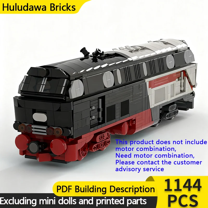 

Модель городского автомобиля MOC, строительные кирпичи, немецкий дизельный локомотив 218, модульная технология, подарки, праздник, сборка, детские игрушки, костюм