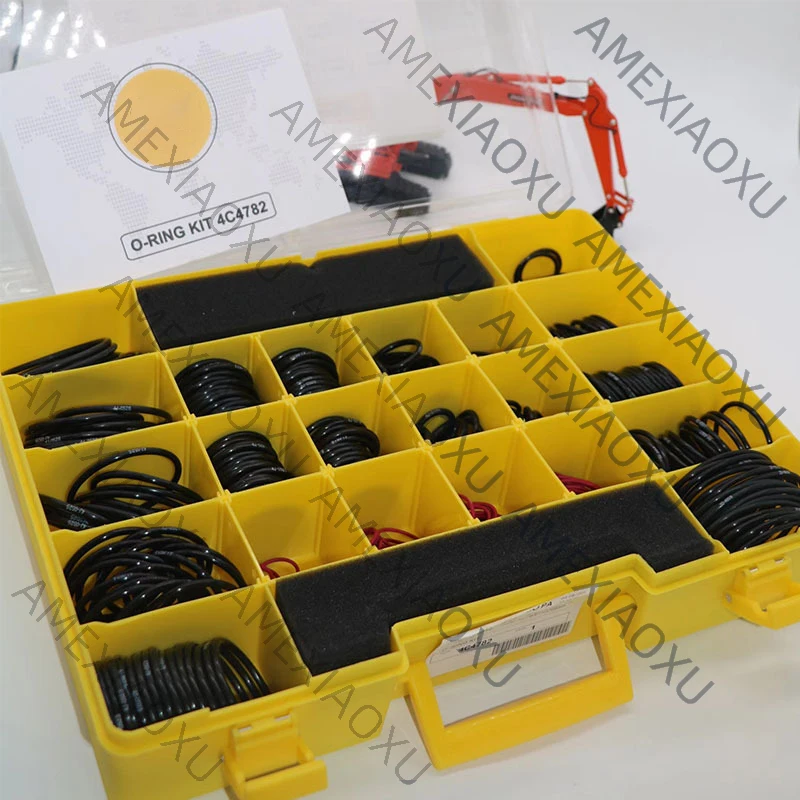 

4C-4782 Seal O-Ring Kit Nitrile 90 Hydraulic Hose Fitting Orings CAT Fit for Caterpillar