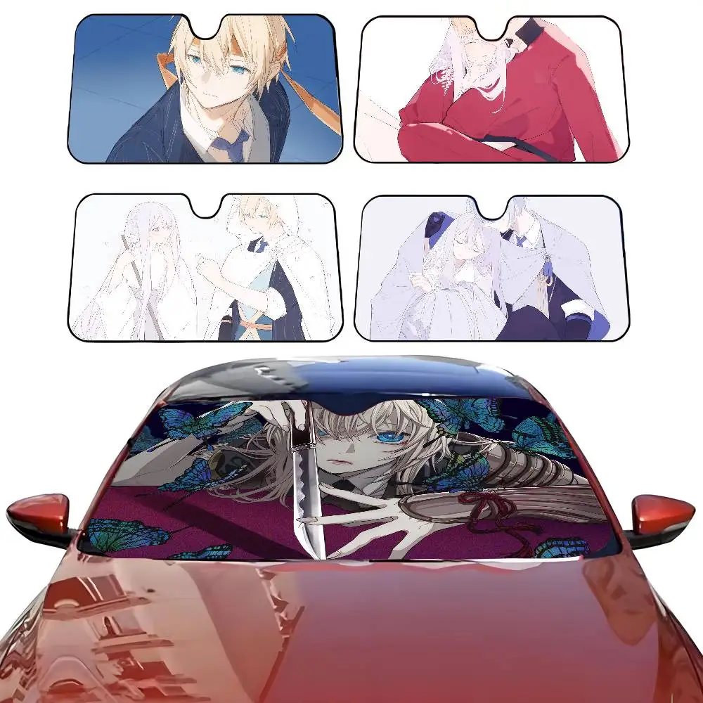

ANIME T-Touken Ranbu автомобильный солнцезащитный козырек от солнца на лобовое стекло автомобиля солнцезащитный козырек от ультрафиолета и внутренний охладитель