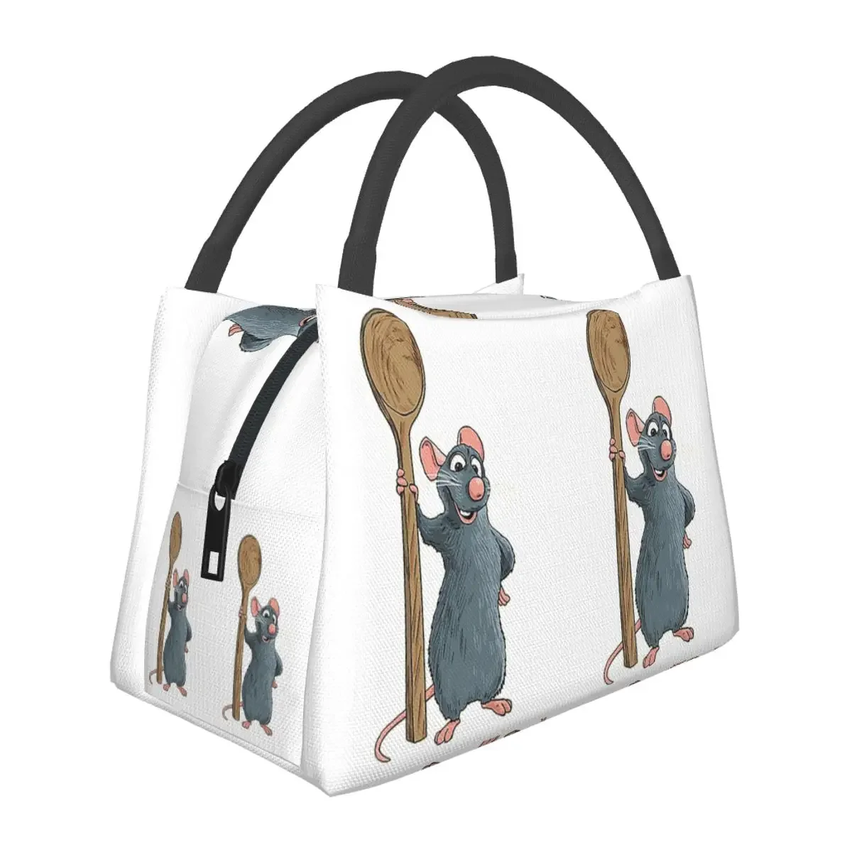 Remy From Ratatouille Lunch Bags Insulated Bento Box Lunch Tote Picnic Bags Cooler Thermal Bag for Woman Children School