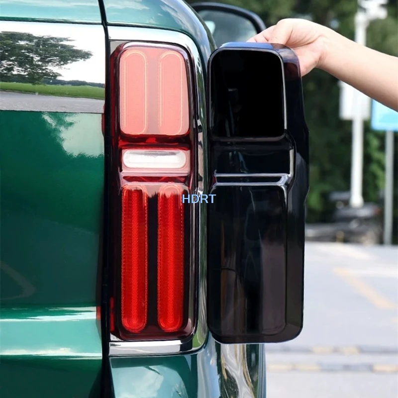 

For GWM Tank 500 2022 + Car Styling Tail Light Frame Rear Fog Lamp Shell Cover Protector Decoration Accessories Exterior Sticker