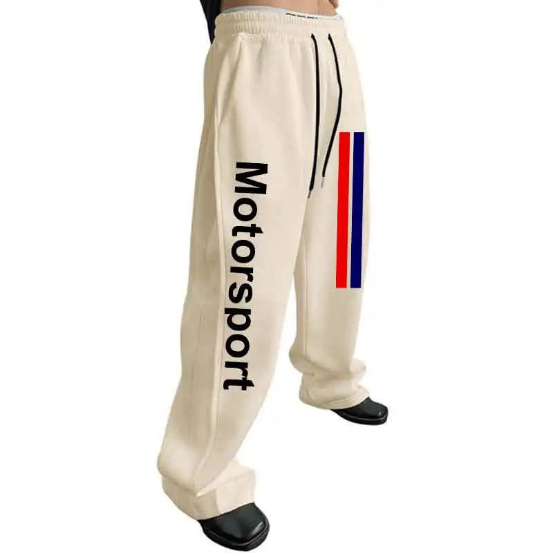 

Fashion new sports pants for men 2026 print trendy versatile Women pants loose trousers spring autumn casual pants sweatpants