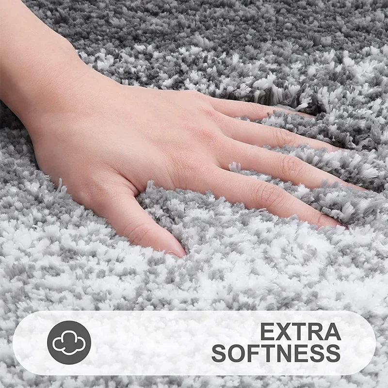 Hot Sale Gradient Color Thick Bath Carpet Super Water Absorbent Bathtub Side Rug Anti-slip Bathroom Rugs Washroom Floor Mat