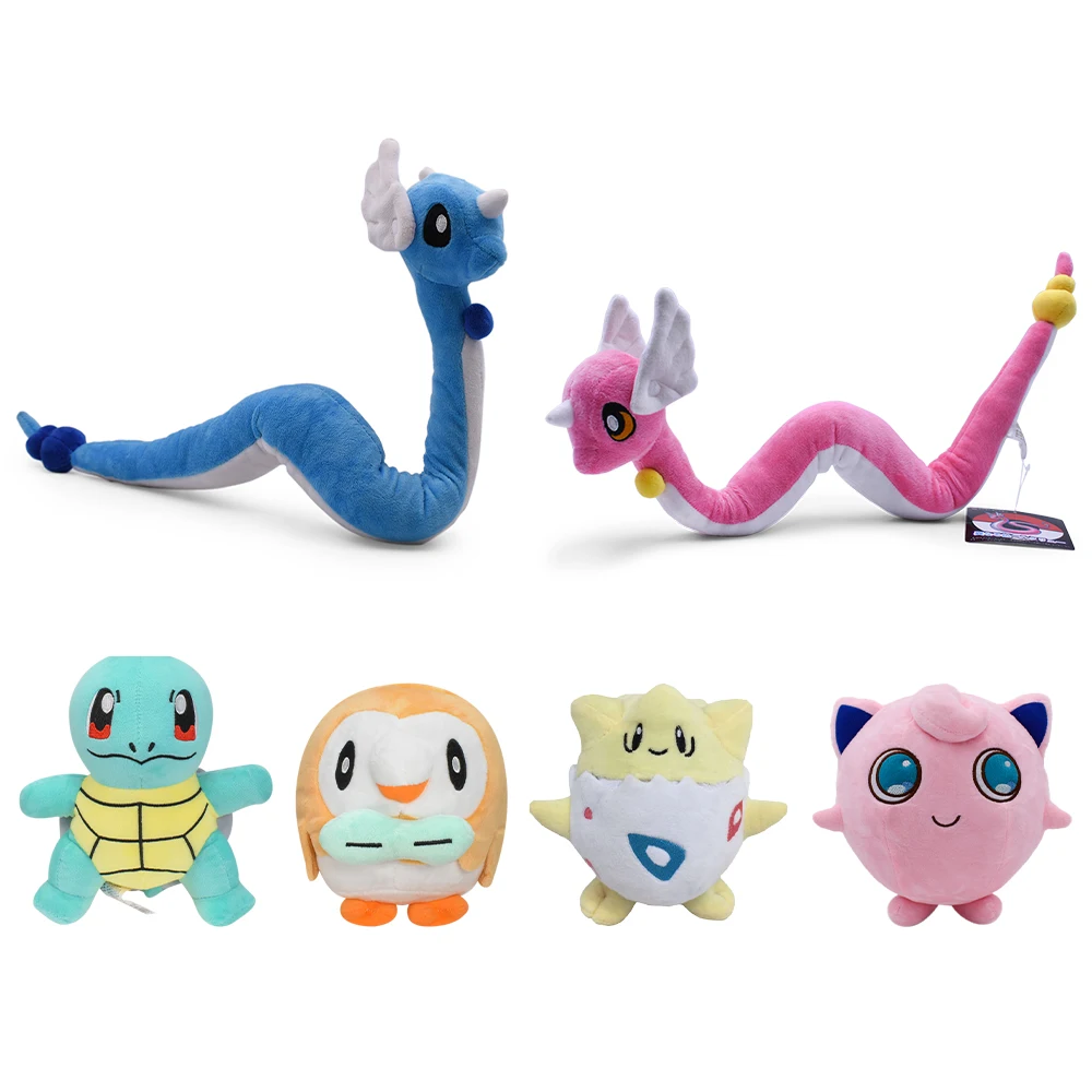 

Squirtle Togepi Dragonair Jigglypuff Shiny Dragonair Plush Toys Stuffed Collection Doll, Birthday Gift for Children