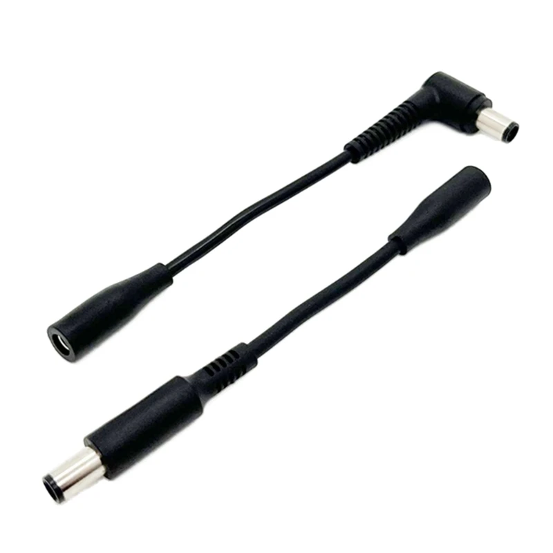 Y1UB DC4.5x3.0mm to 7.4x5.0mm Conversion Cable Female 4.5x3.0mm to Male 7.4x5.0mm For Laptops Improves Work Efficiency