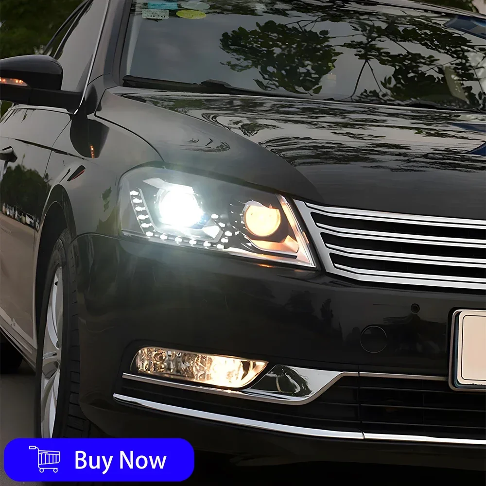 

Для VW Passat B7 Magotan EU версия 2011-2015 обновление передней лампы автомобиля высокая конфигурация автомобильные светодиодные фары в сборе аксессуары
