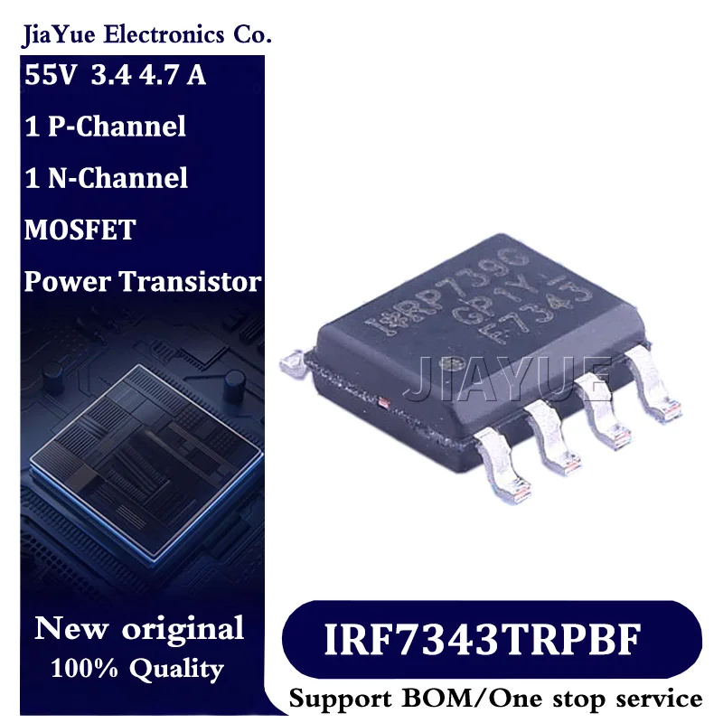 

5pcs/lot 100% New Original Chips IRF7343TRPBF SOIC-8 MOSFET Field effect tube Power Transistor IRF7343TRPbF