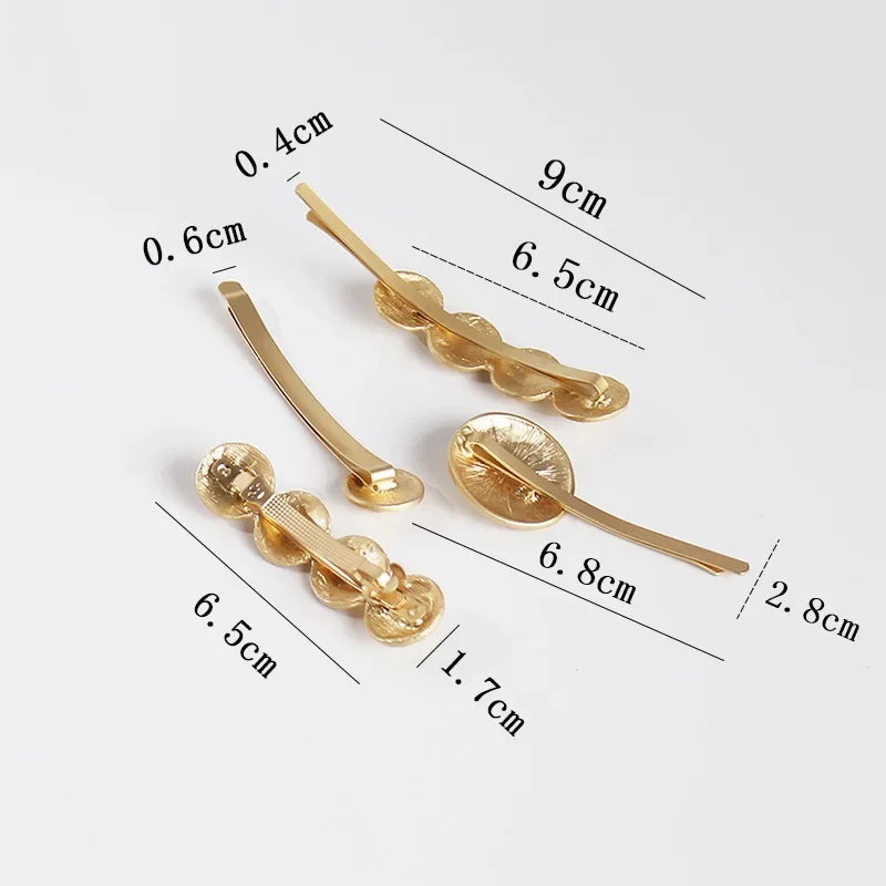 Fashion Elegant High-end Hoops Precise Chest Pin Fine Quality Rhinestone Embellishment Upscale Version Spring Clip Hair Clip