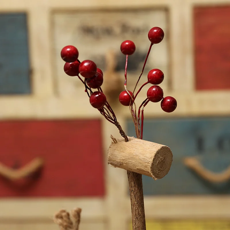 wooden couple deer ornaments gifts creative wooden handicrafts desktop decoration window display
