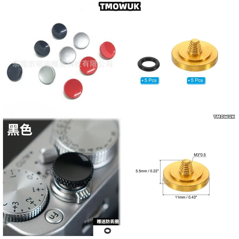 

For Sony RX10 II III IV A7M2 M2 M3 M4 M5 A6000 Top - Rated Concave Shutter Release Button Parts