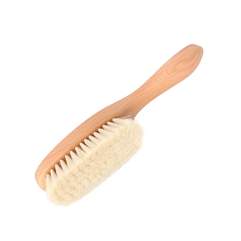 Маленькая щетка для бритья бороды, парикмахерская, винтажная масляная щетка для чистки резьбы по головке