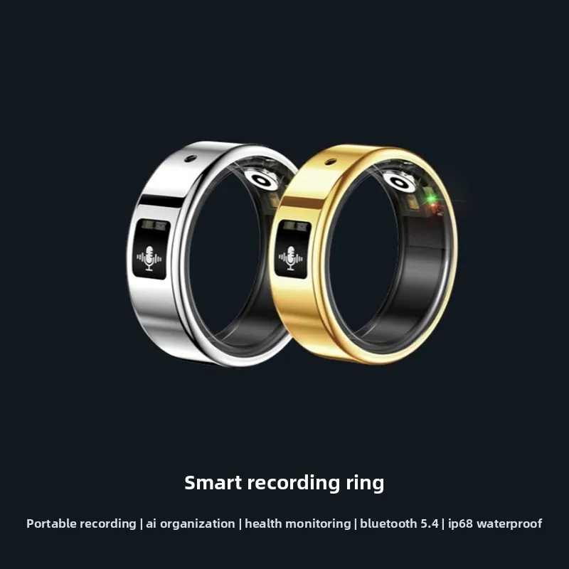 SR116 heart rate sleep oxygen recording APP translation, remote control selfie short video control, smart ring IP68 waterproof