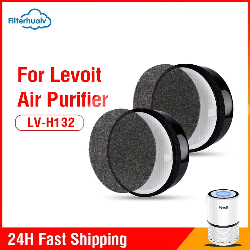 Воздушный фильтр для очистителя воздуха Levoit LV-H132 PM2.5 Hepa-фильтр с активированным углем LV-H132 Фильтр очистителя воздуха Levoit