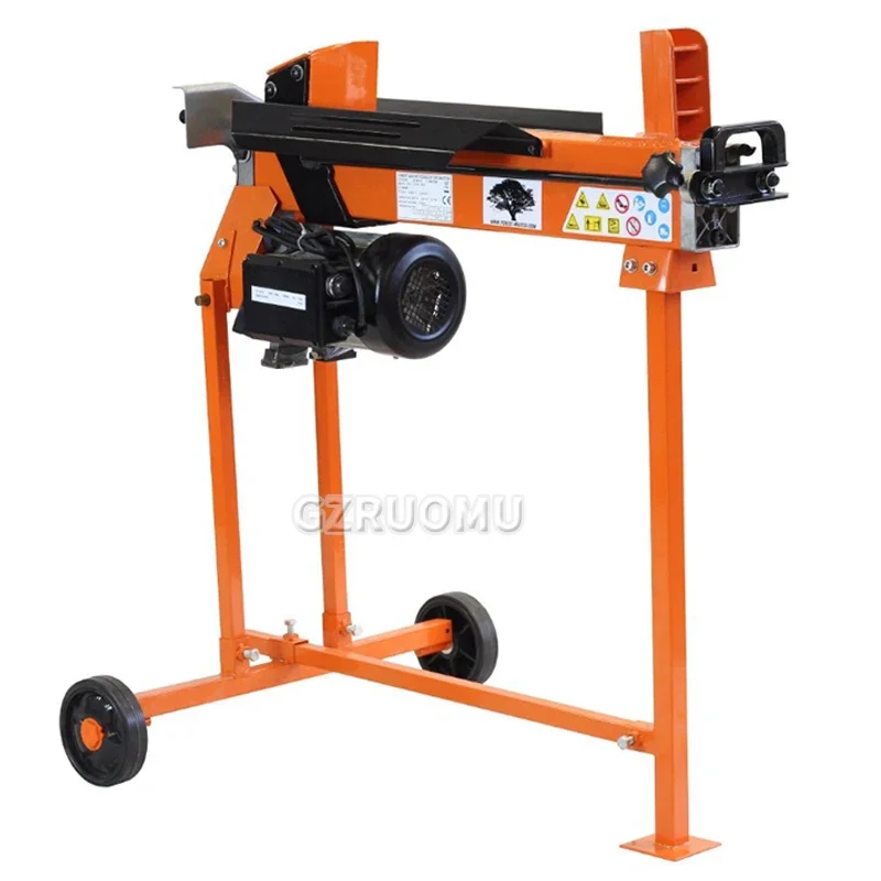 7T-520 Electric Log Splitter With Stand 220V 2200W Electric Wood Splitter Household Small Automatic Motor Wood Splitting Tool