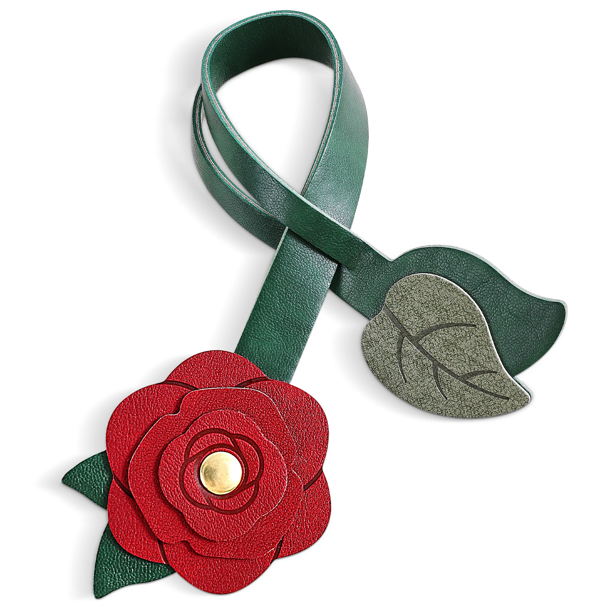 1pc Rose/Sunflower Floral PU Leather Bag Charms, PU Bags Charm for Women Cute Flower Keychain Accessories for Handbag, Purse