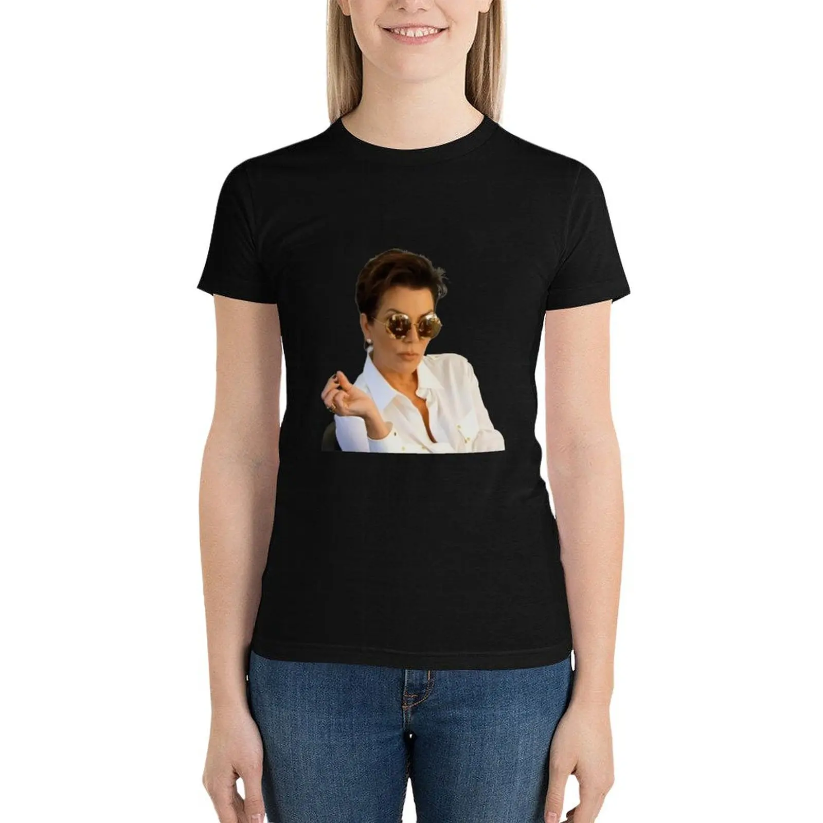 

Kris Jenner T-Shirt funny aesthetic clothes lady clothes Woman clothes