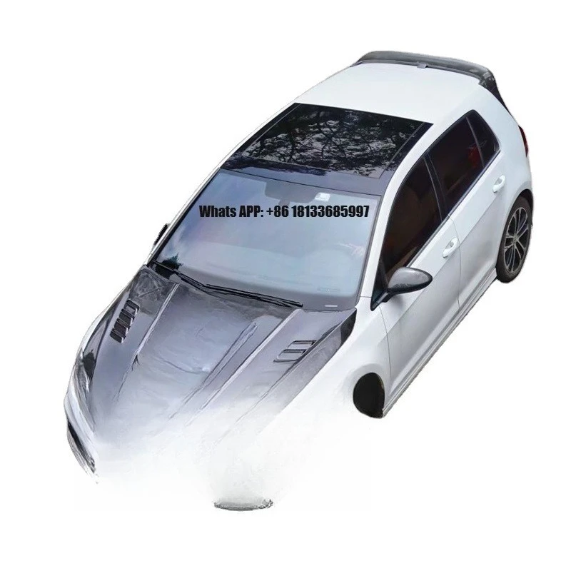 

2014 2019 For Volkswagen Golf 7 MK7 MK7.5 Real Carbon Fiber CMST With Glass Bodykit Front Engine Hood GTI/ R