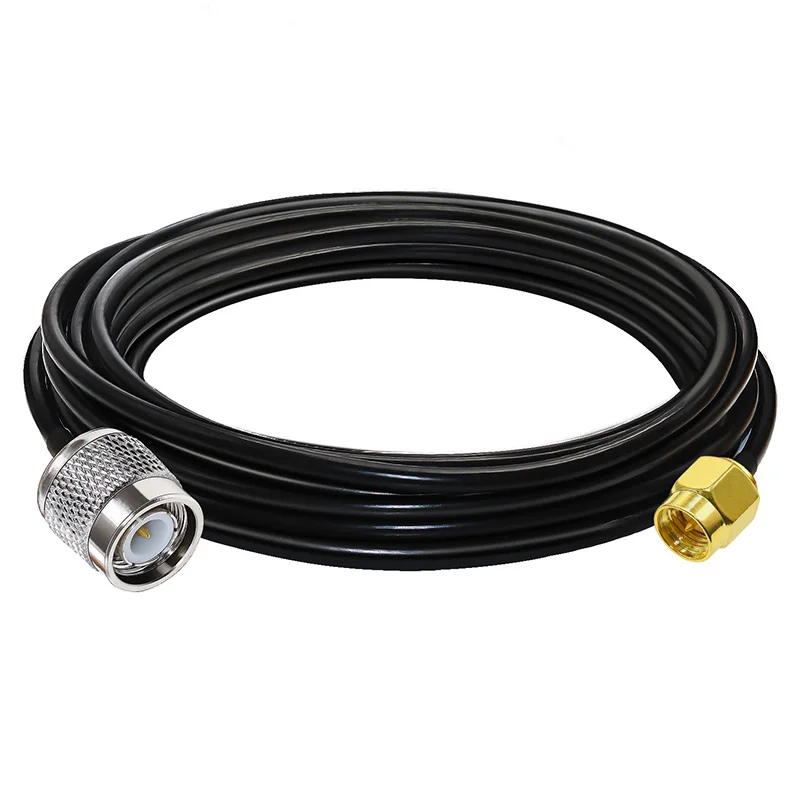 RG58 50-3 3M/5M TNC male to SMA male TNC-SMA connector Extension Coaxial Cable for High-precision RTK GNSS antenna beit ZED-F9P