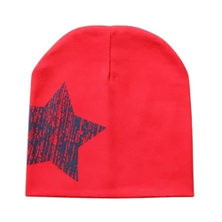 Baby Hat Autumn Winter Kids Cap Star Print Beanie Warm Hats for Children Warmer Summer Hat for Kids Baby Boy