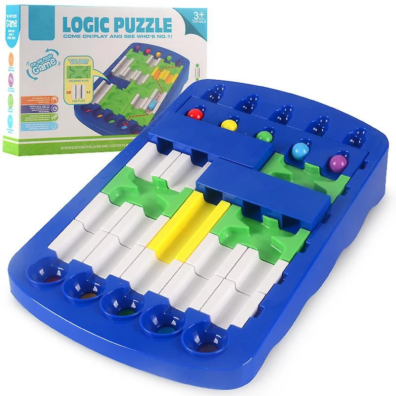 

DIY Maze Puzzle Toy Find Routes Travel Connection Logical Thinking Skill Training Board Game Toy