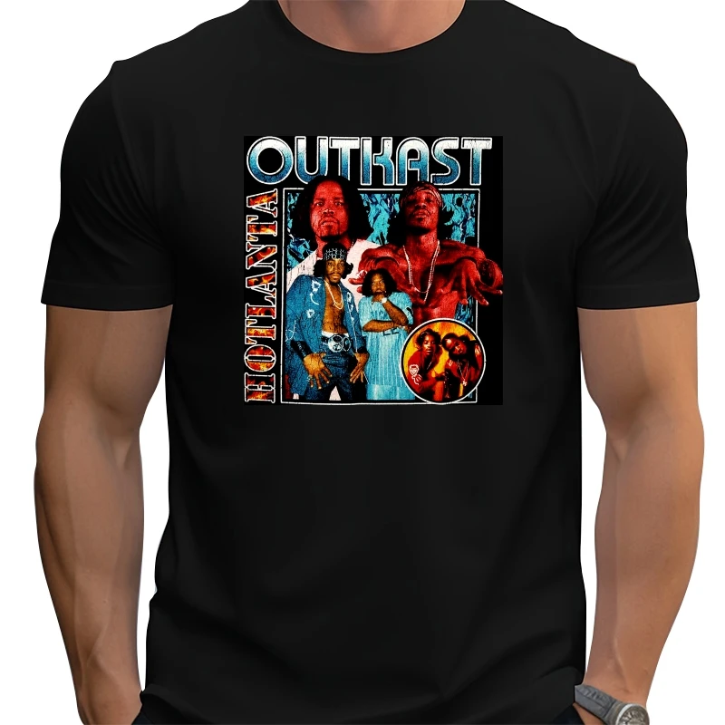 

Outkast Men's Hotlanta Slim Fit T-Shirt Black