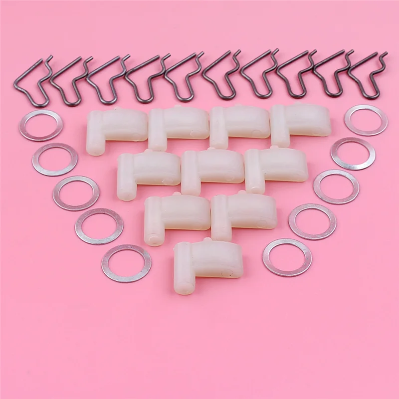 ABRE-For Stihl FC55 FS38 FS45 FS46 FS55 BG55 BG85 BG65 TS400 HL45 أجزاء استبدال التشذيب-10 قطعة كاتب الدقرة الكلب الربيع اشي #4