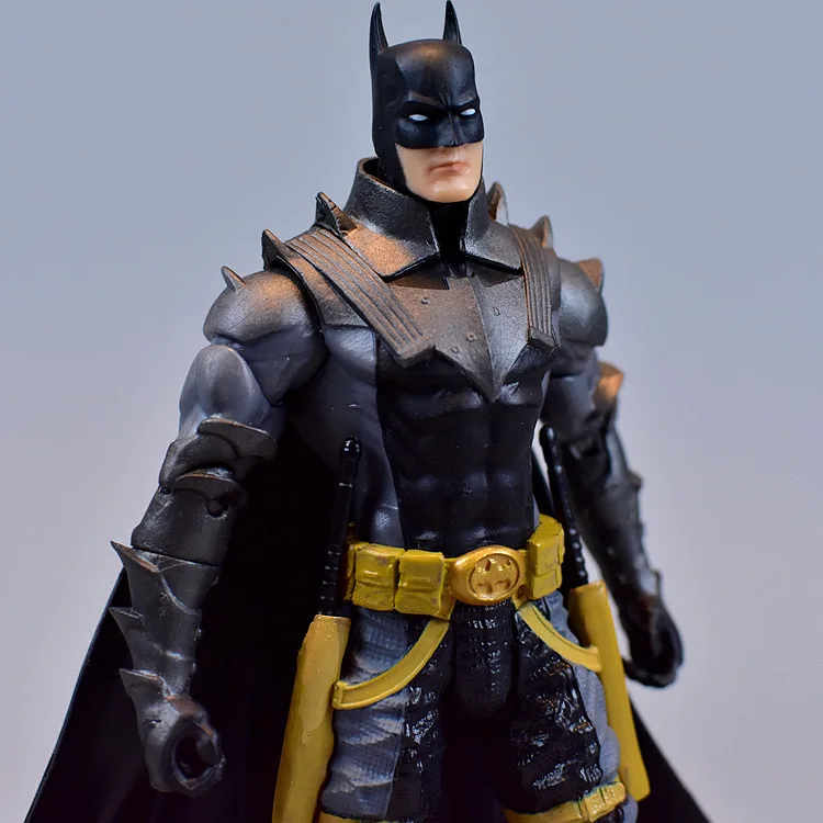 Genuíno em massa arkham arkham cavaleiro batman figura modelo homem-aranha móvel ensacado boneca modelo brinquedo presente da criança