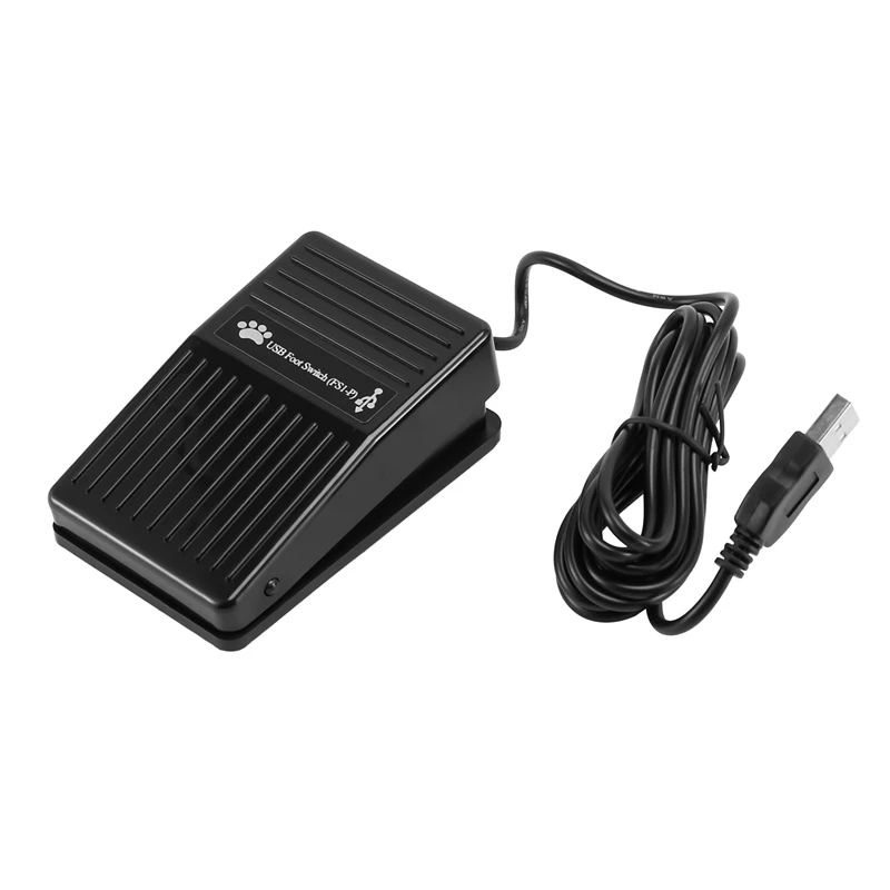 Interruptor de Pedal de pie USB, Control de acción de teclado para juegos de ordenador y PC, nuevo sensor de pie, pedal HID USB