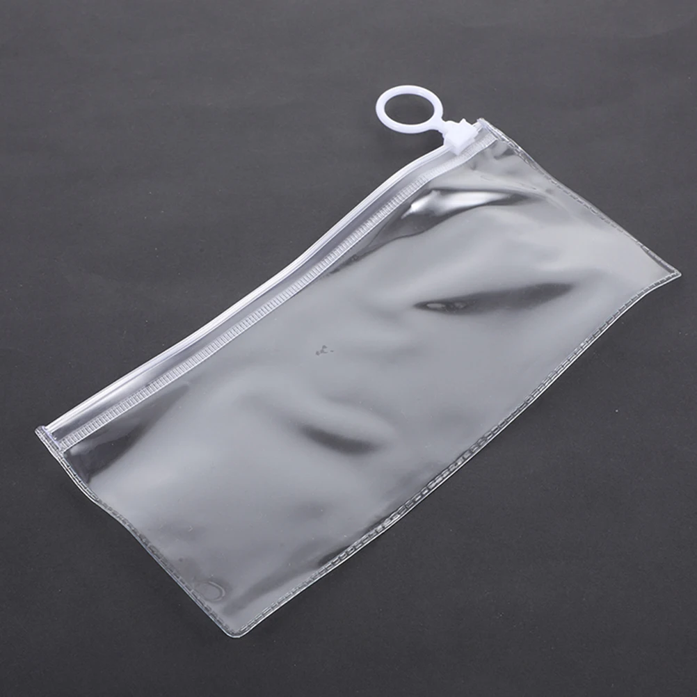 

30 шт. прозрачный пластиковый пенал большой емкости, сумка для канцелярских принадлежностей, прозрачная молния, дизайн для хранения ручек, школьные принадлежности, ПВХ