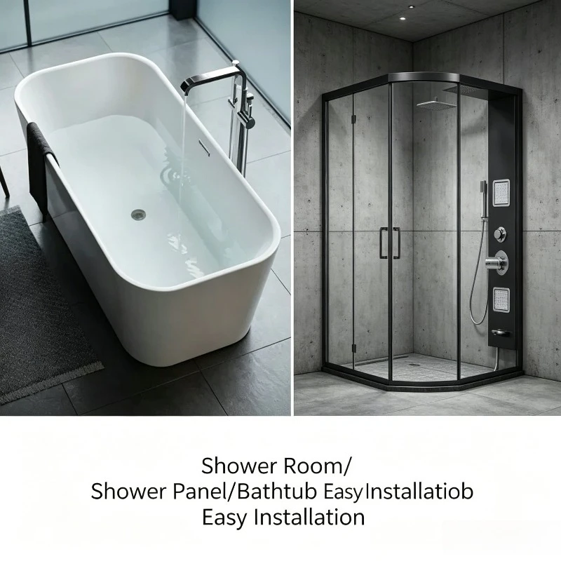 Thermostatic Mixing Valve Wall Mounted Shower Tap Automatic Temperature Control Fitting For Bathtub Shower Panel Bathroom view 6