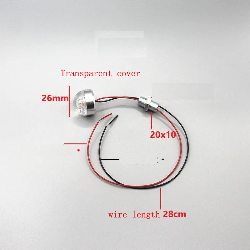 10Pcs DC3.7v 5v 12v 24v  Small Bubble LED Holiday Sign Bulb Market Shop Logo Word Attraction Point R G B 3000K 4000K 6000K 2200K