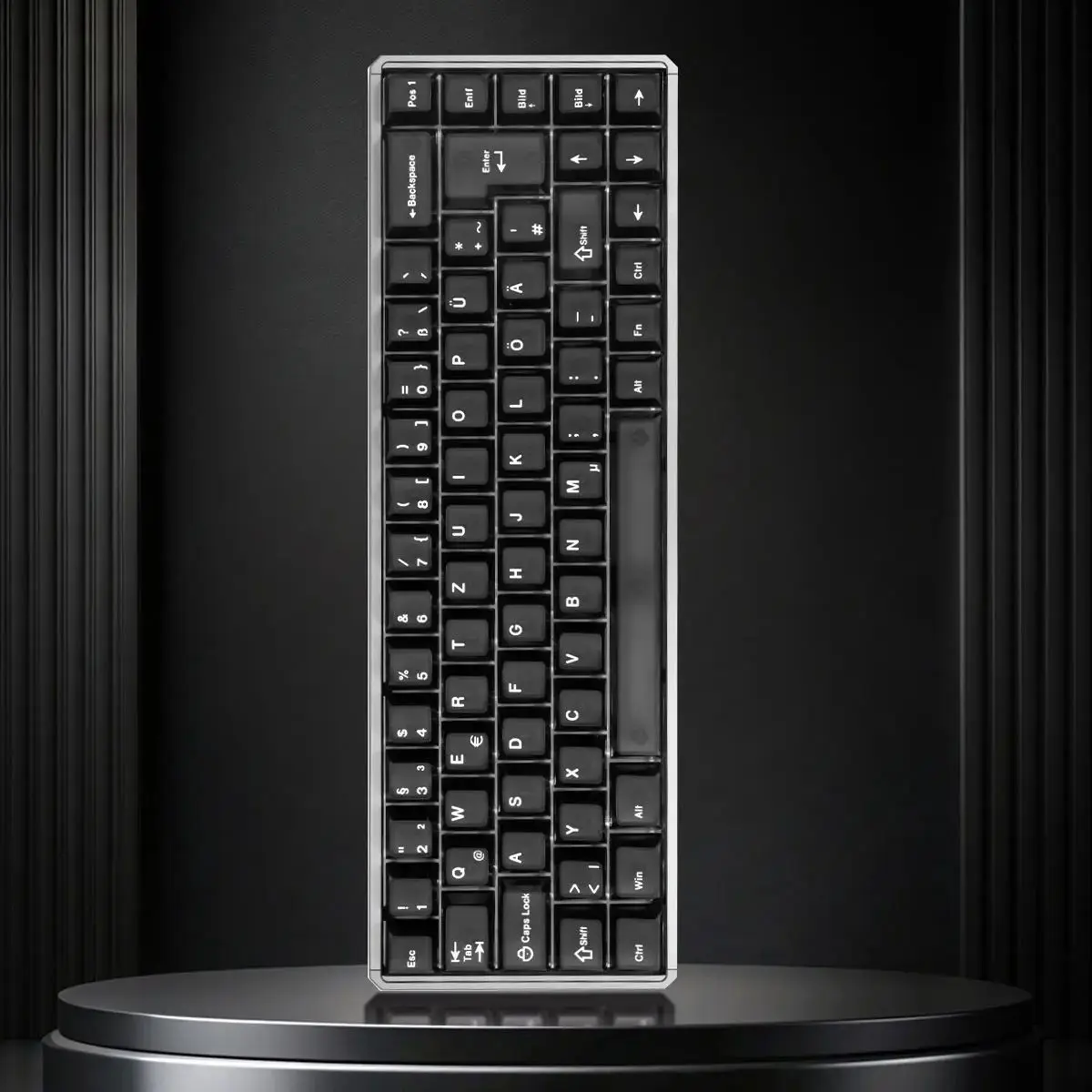 Akko MOD68 HE Tastatur ISO UK/DE/FR Layout 65% Magnetischer Schalter Schnellauslöser 0,005mm 8K ARGB Anpassbare Gaming Mechanische Tastatur