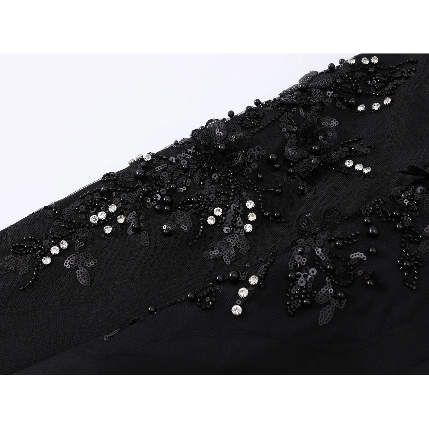 Französisch Stil Schwere Industrie 3D Blume Pailletten Gestickte Blazer Frauen Lose Beiläufige Vielseitige Weibliche Schwarze Jacken Mantel Herbst