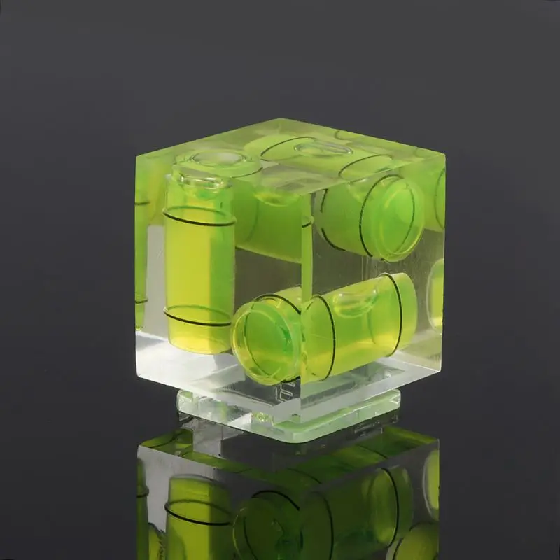 Triple 3 Hot Shoe Bubble Spirit Level for Camera Level Adapter Durable Dropship