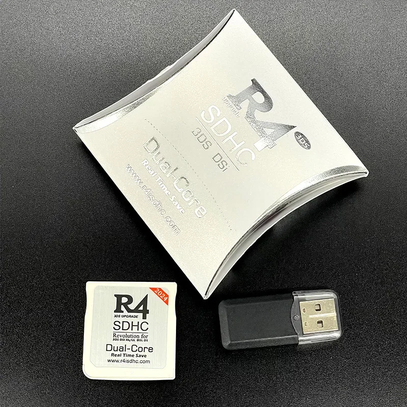 2024 R4 Card R4I SDHC Adapter Flash Card 6000 in 1 Fits 3DS DSL XL/LL Secure Digital Memory Card Game Card Burning Card