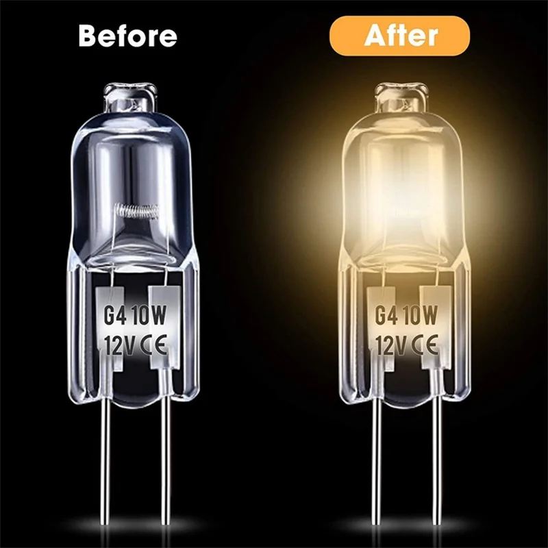 10/20/50/100PCS G4 12V 10W 20W 35W 50W LED Lamp Bulbs Inserted Beads Crystal Lamp Halogen Bulb Eco Halogen Light Bulbs Capsule