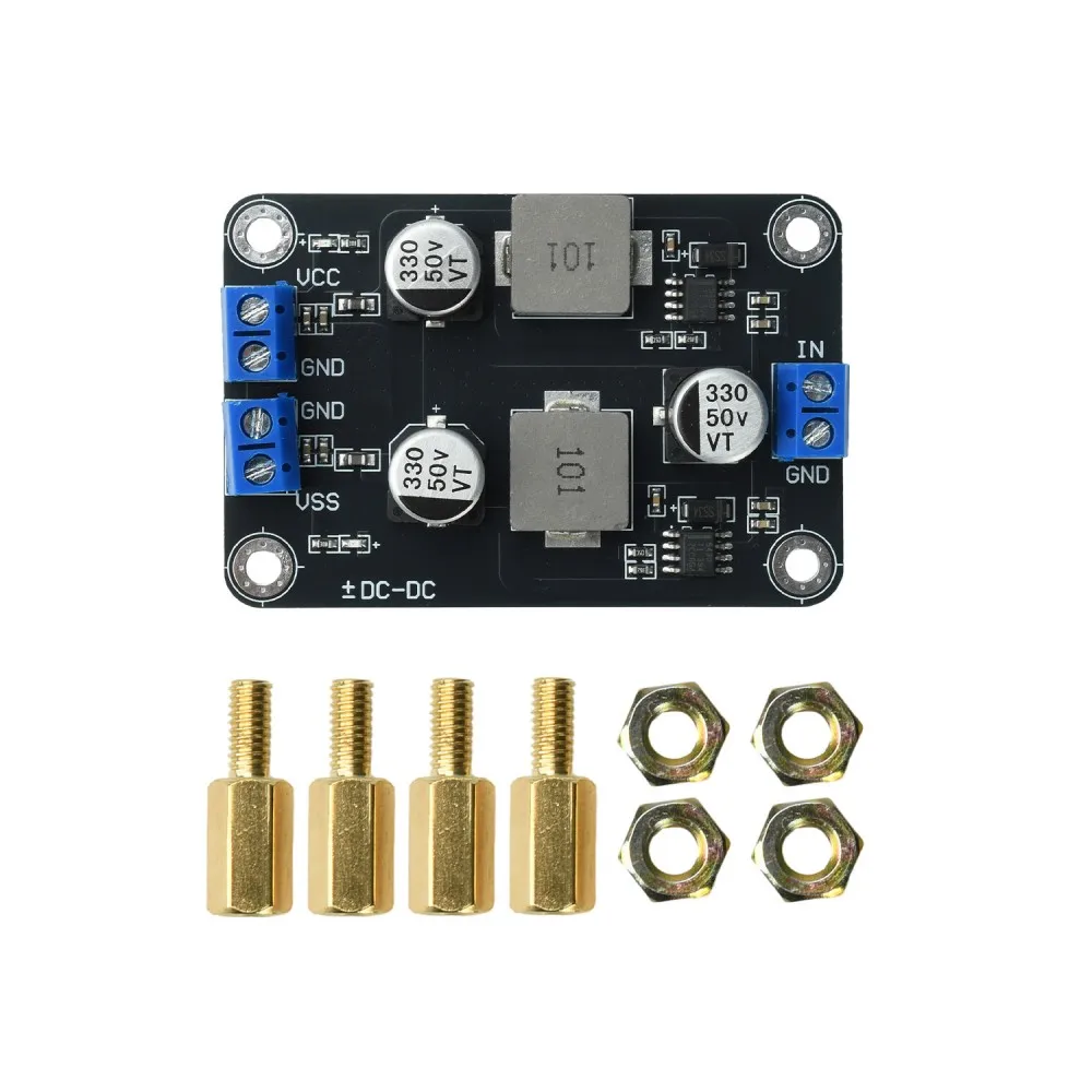 TPS5430 DC-DC Step Down Power Module 6-30V Input to ±5V Dual Output 1A Low Ripple 500KHz Module Overcurrent Thermal Protection