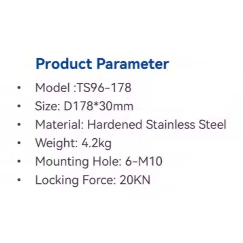 Manual Zero Point Clamping Precision Type TS96-178 Converter Plate Self-Centering Vise