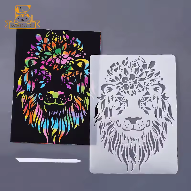 Scratch Art Paper Craft Set