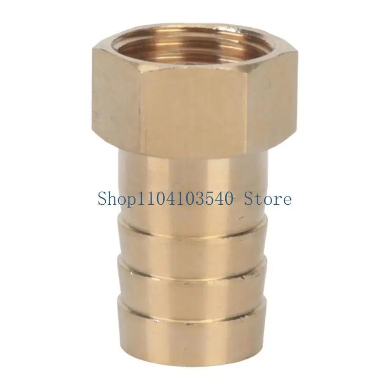 02DC Brass Hose Connector Adapter 4 Point Internal Thread Gas Pipe Connection