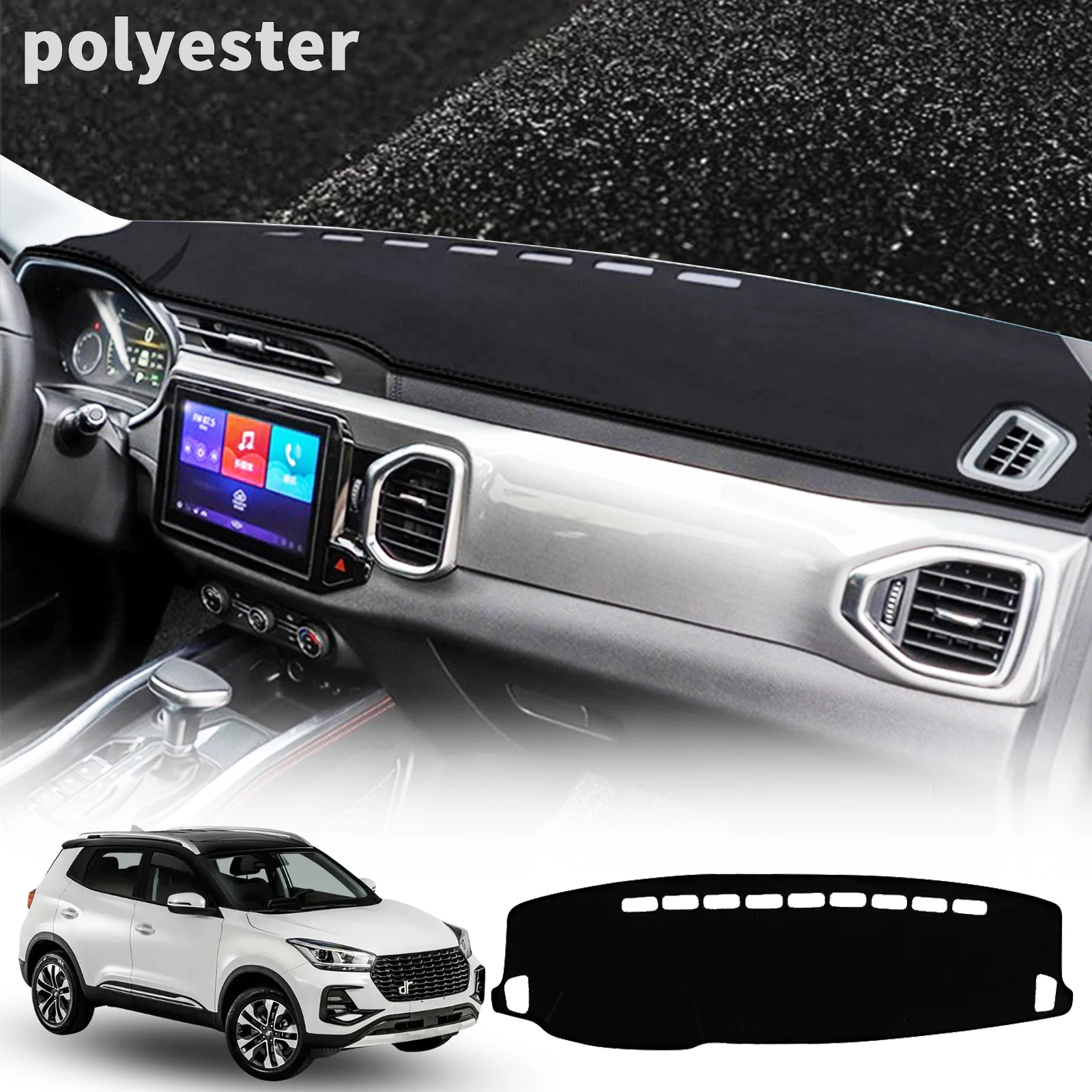 

Car Dashmat Dashboard Cover Pad for DR 3.0 4.0 5.0 DR3 DR4 DR5 DR 3 4 5 DashMat Sunshade Protective Carpet Accessories
